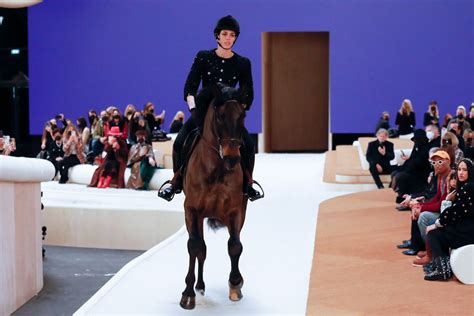 chanel grace kelly|Chanel sends princess on horseback down the runway in Paris.